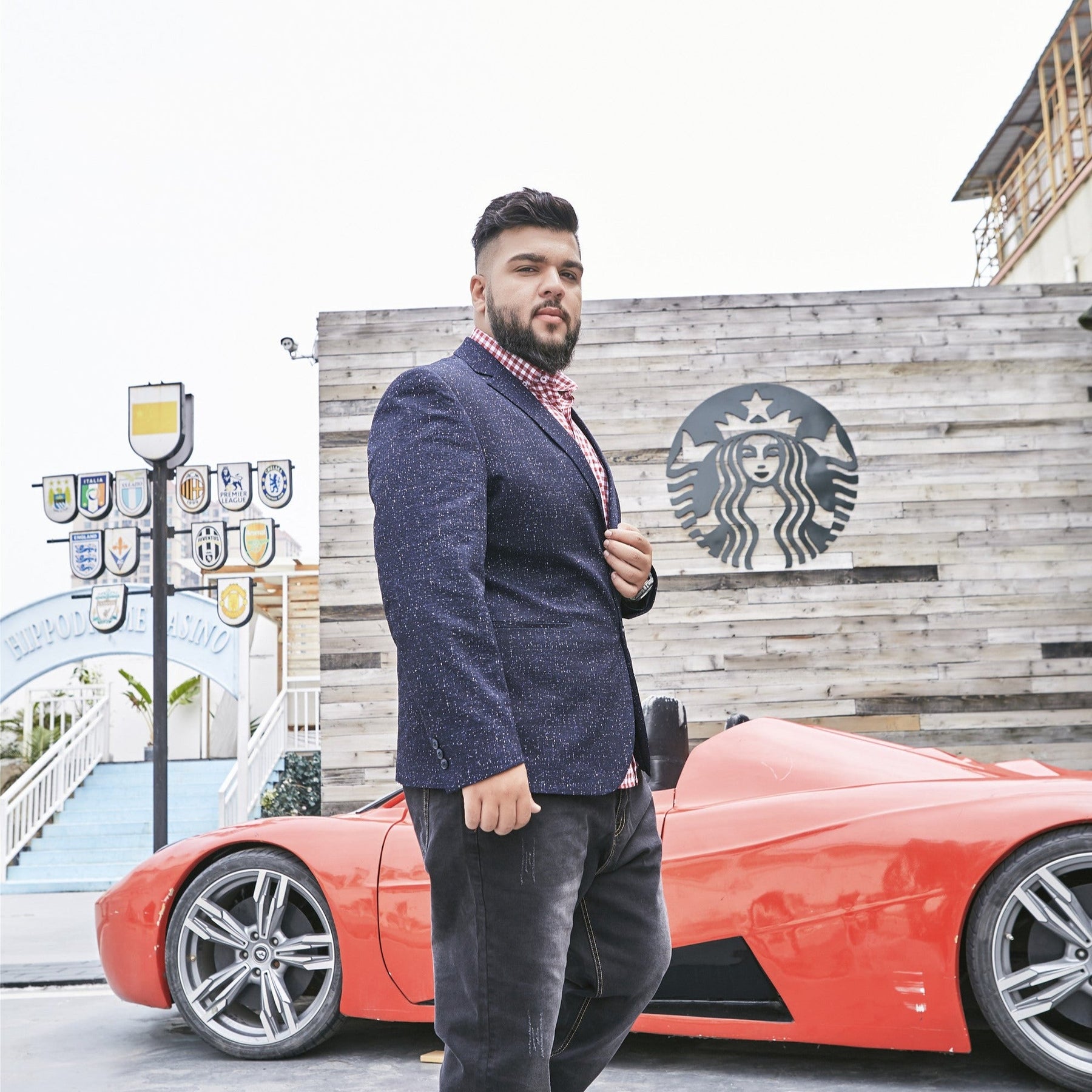 blazer masculino plus size