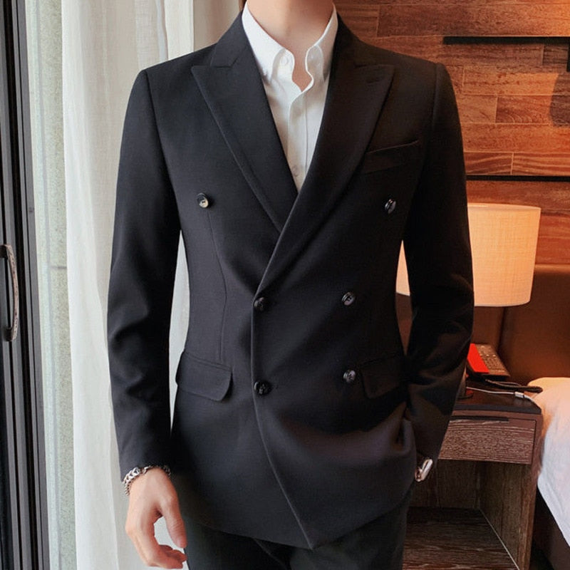 blazer masculino abotoamento duplo