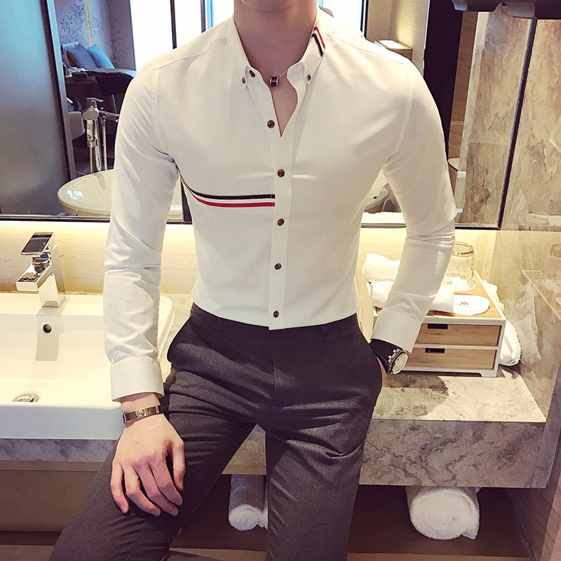 Camisa Valentim Masculina Social MV353