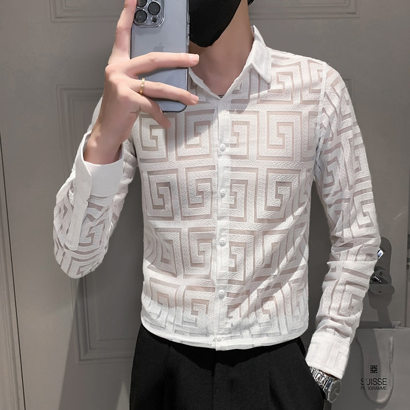 Camisa Valentim Masculina Social MV351
