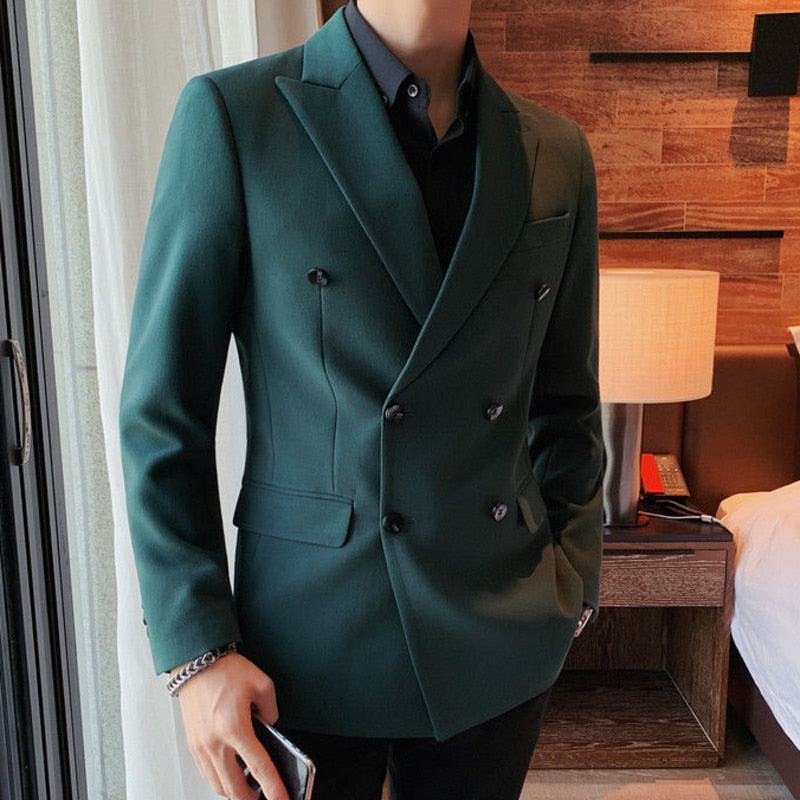 blazer masculino abotoamento duplo