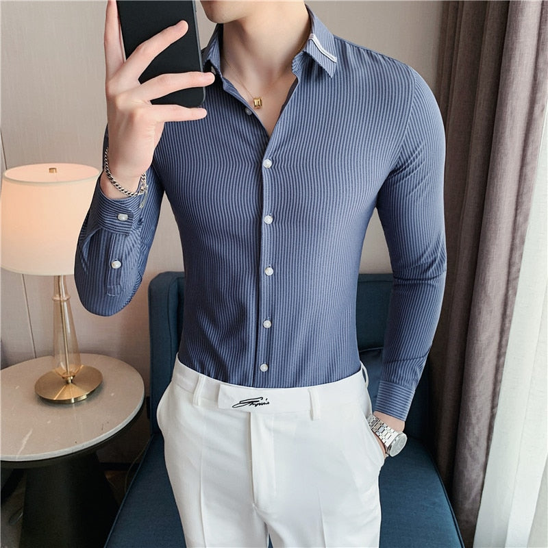 Camisa Valentim Masculina Social MV357