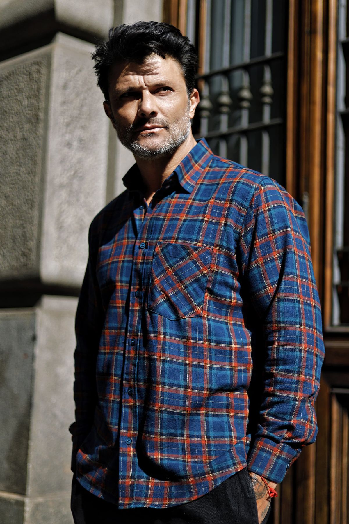 Camisa Xadrez em Flanela Verde Mr. Valentim