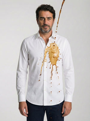 Camisa Social Impermeável Slim Tech Fibra de Bambu