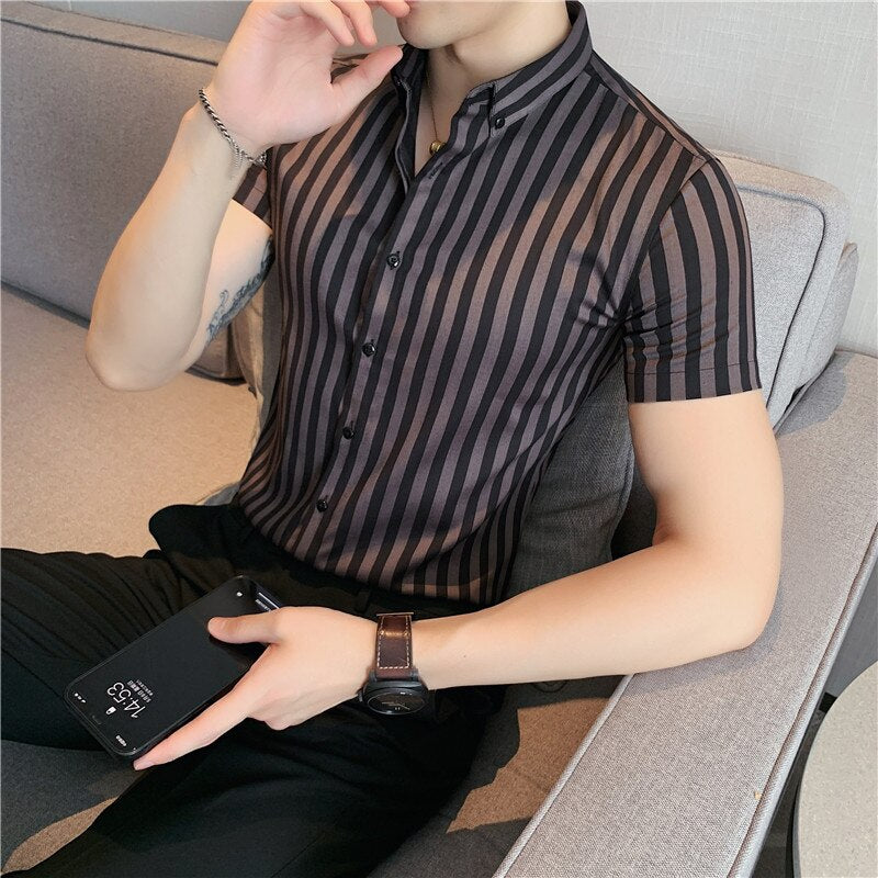 Camisa Valentim Masculina Manga Curta Ref035