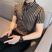 Camisa Valentim Masculina Manga Curta Ref035