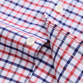 Camisa Masculina Oxford Xadrez Mr.Valentim Estilo Americano