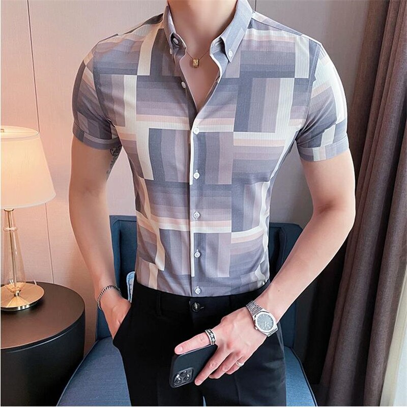 Camisa Valentim Masculina Manga Curta Ref039