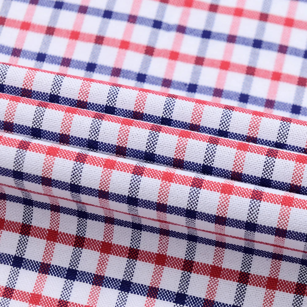 Camisa Masculina Oxford Xadrez Mr.Valentim Estilo Americano
