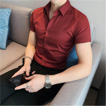 Camisa Valentim Masculina Manga Curta Ref043