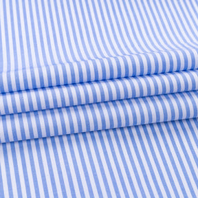 Camisa Masculina Oxford Listras Azul Mr.Valentim