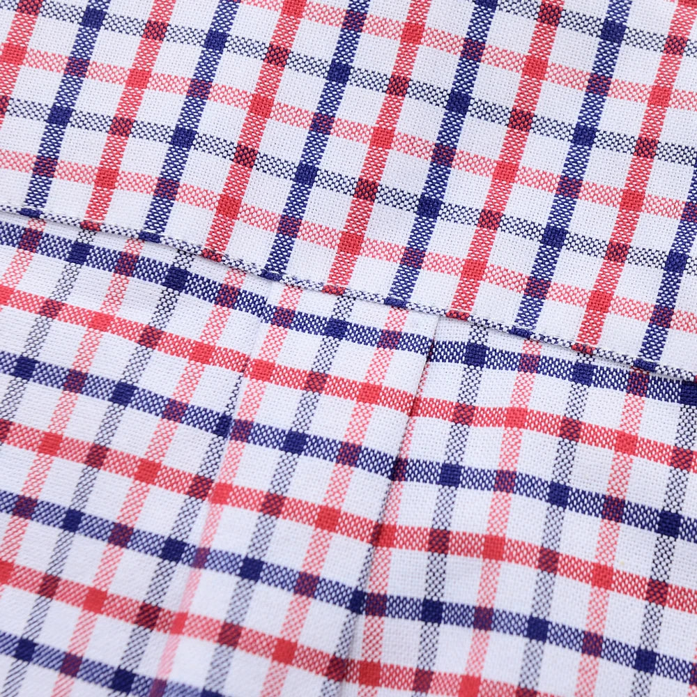 Camisa Masculina Oxford Xadrez Mr.Valentim Estilo Americano