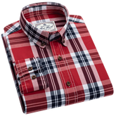 Camisa Masculina Oxford Xadrez Mr.Valentim Estilo Americano