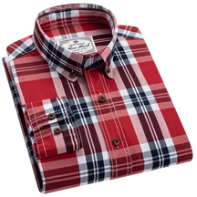 Camisa Masculina Oxford Xadrez Mr.Valentim Estilo Americano