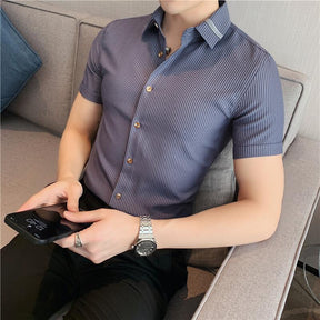 Camisa Valentim Masculina Manga Curta Ref042