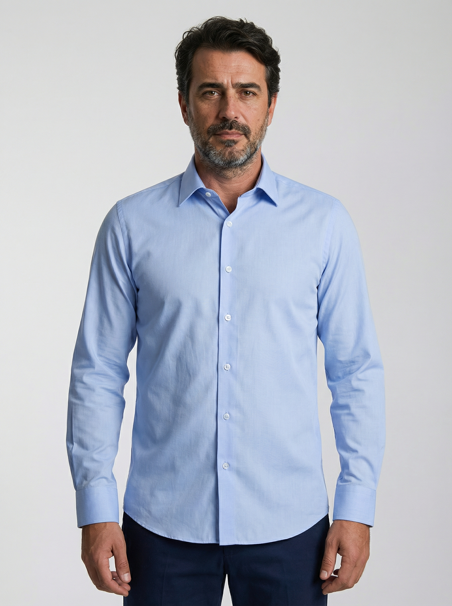 Camisa Social Maculina Slim Tech Mr.Valentim