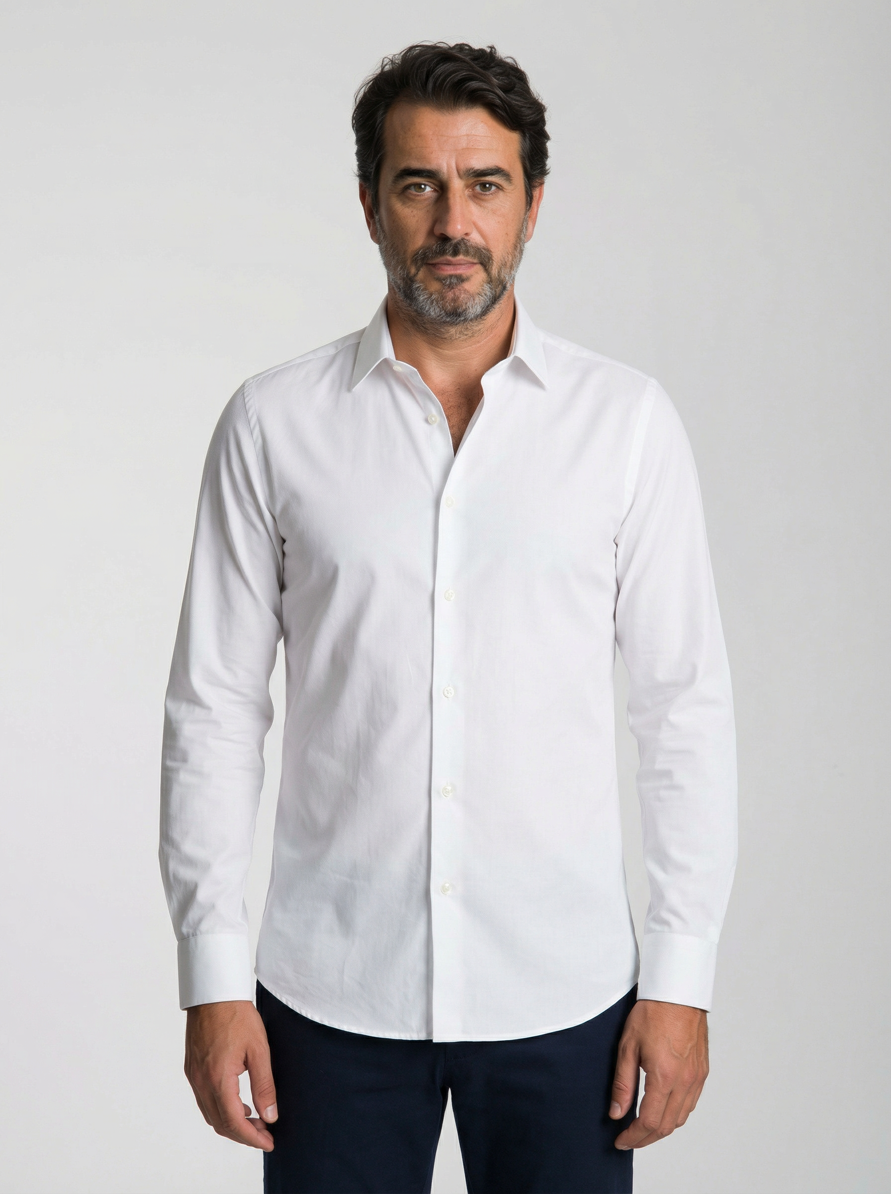 Camisa Social Maculina Slim Tech Mr.Valentim
