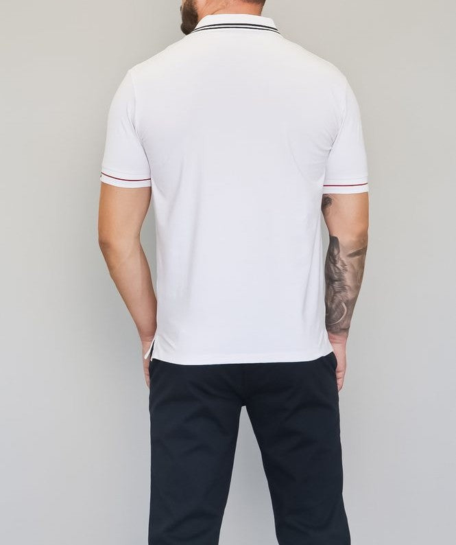 Camisa Polo Masculino Mr,Valentim Branco