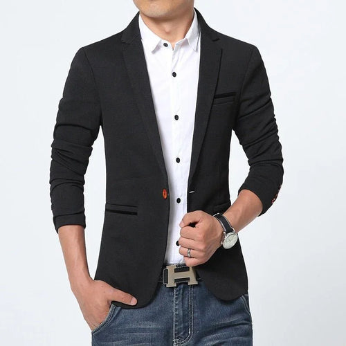 Blazer Valentim Masculino MV018 Preto