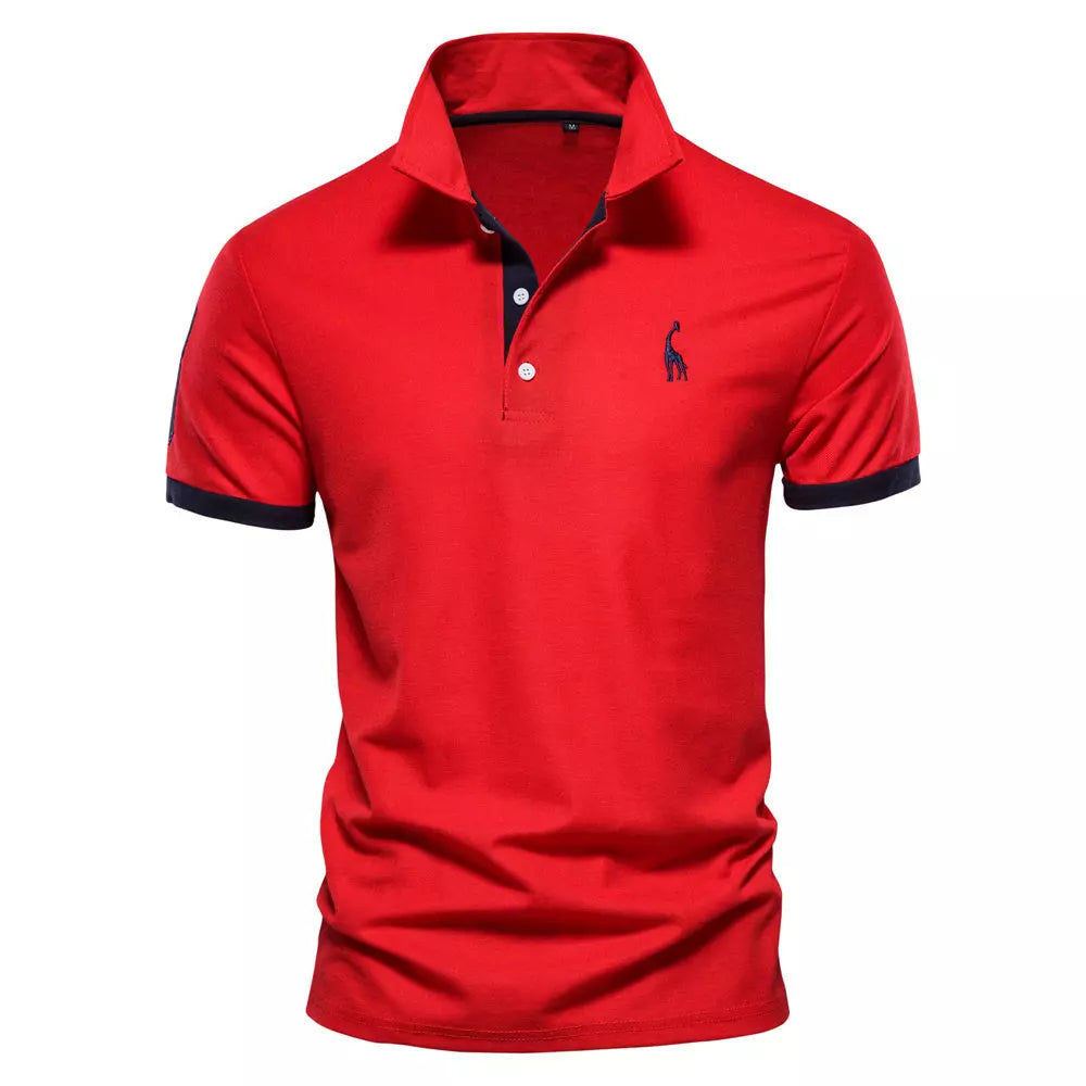 Camisa Valentim Masculina Polo MV039 Vermelho