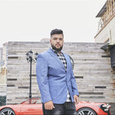 blazer masculino plus size