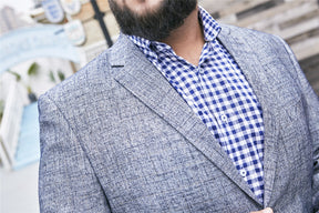 blazer masculino plus size