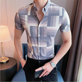 Camisa Valentim Masculina Manga Curta Ref039