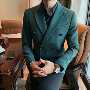 blazer masculino abotoamento duplo 9