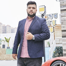 blazer masculino plus size